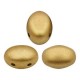Les perles par Puca® Samos beads Light gold mat 00030/01710